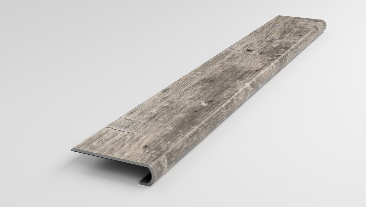 Van Gogh Aged Redwood Stair Tread