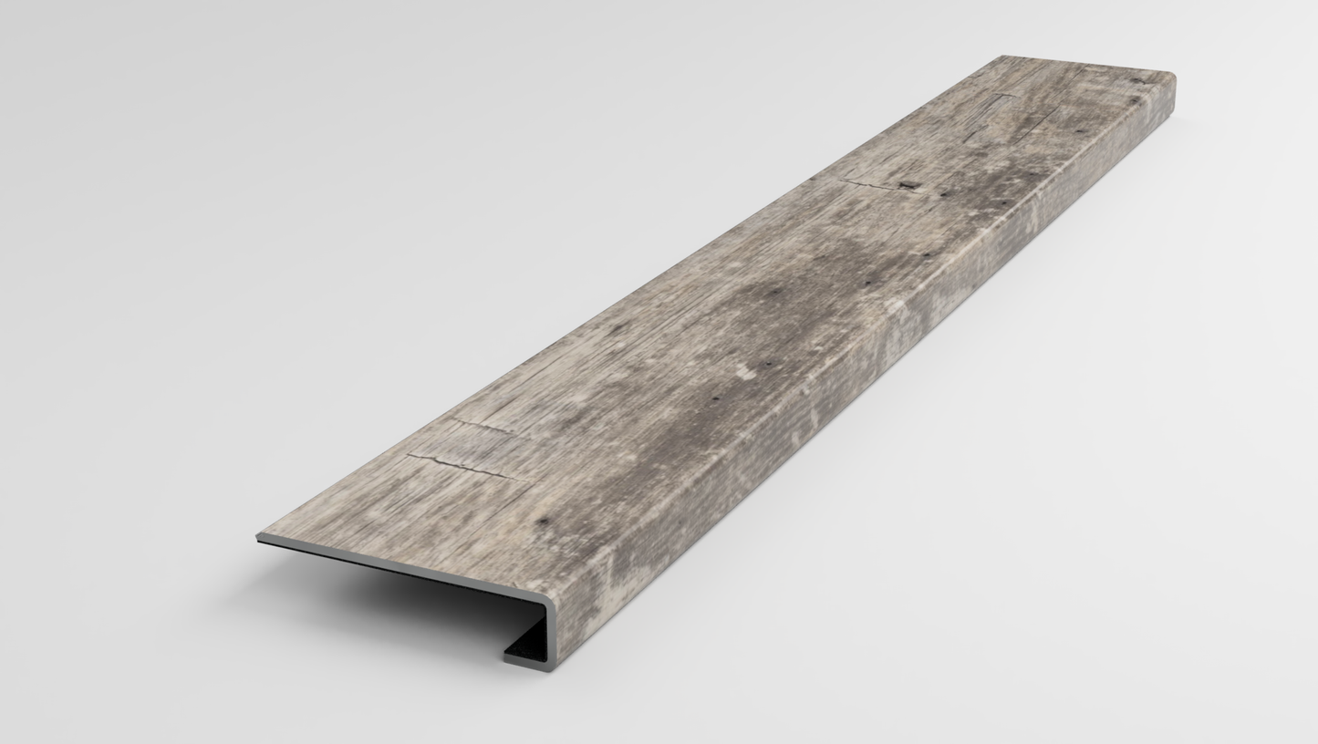 Van Gogh Aged Redwood Stair Tread