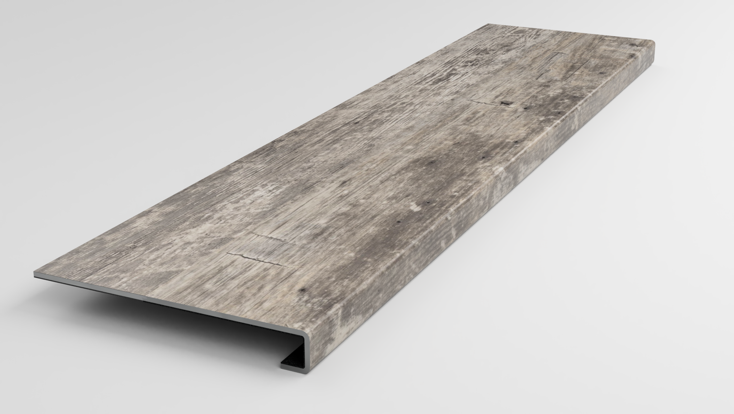 Van Gogh Aged Redwood Stair Tread
