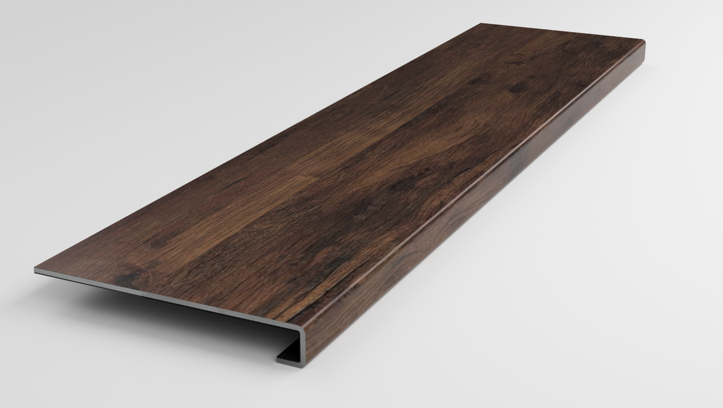 Antique Mahogany Stair Tread