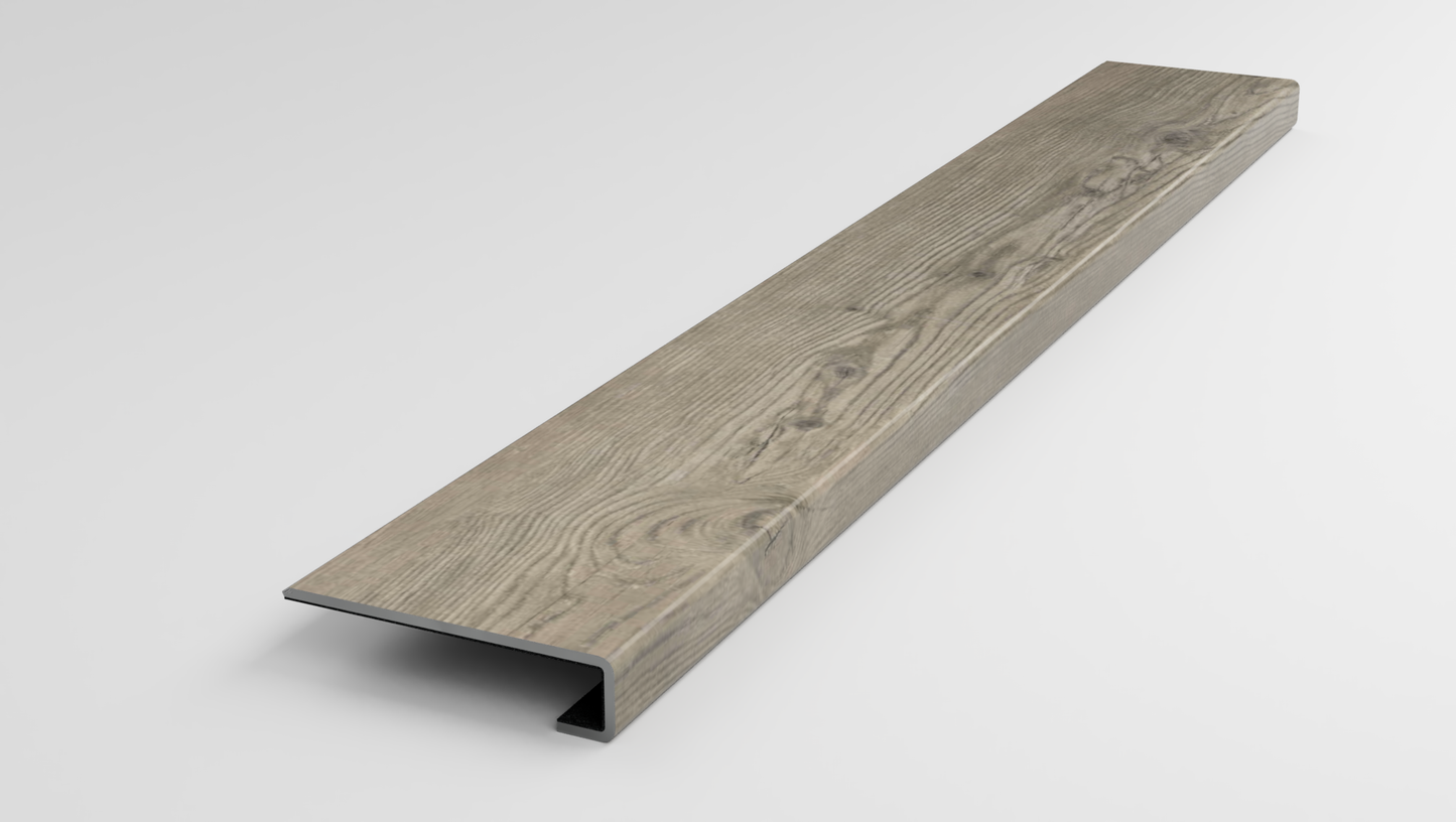 Ashen Oak Gray Stair Tread