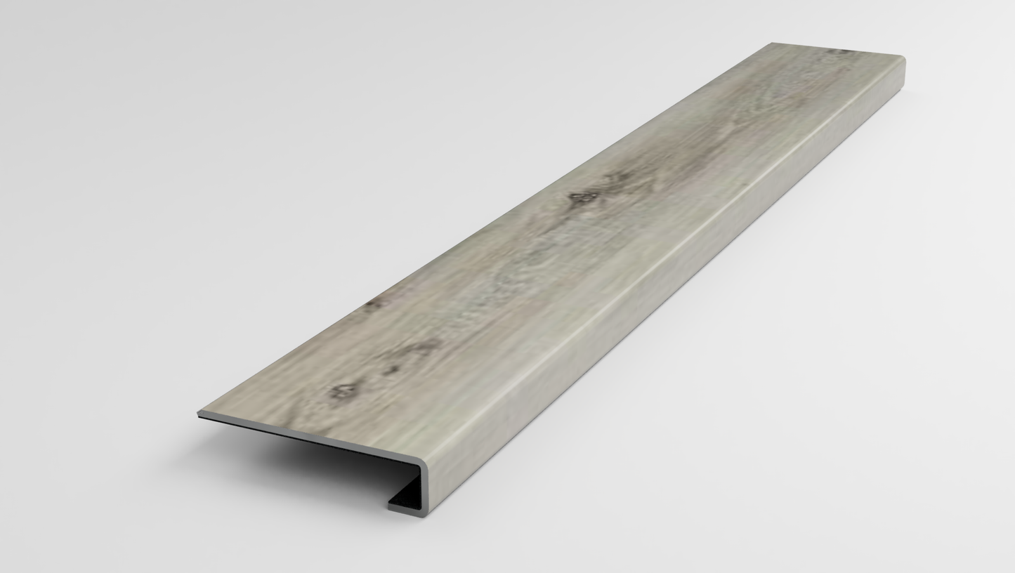 Banff Gray Hickory Stair Tread