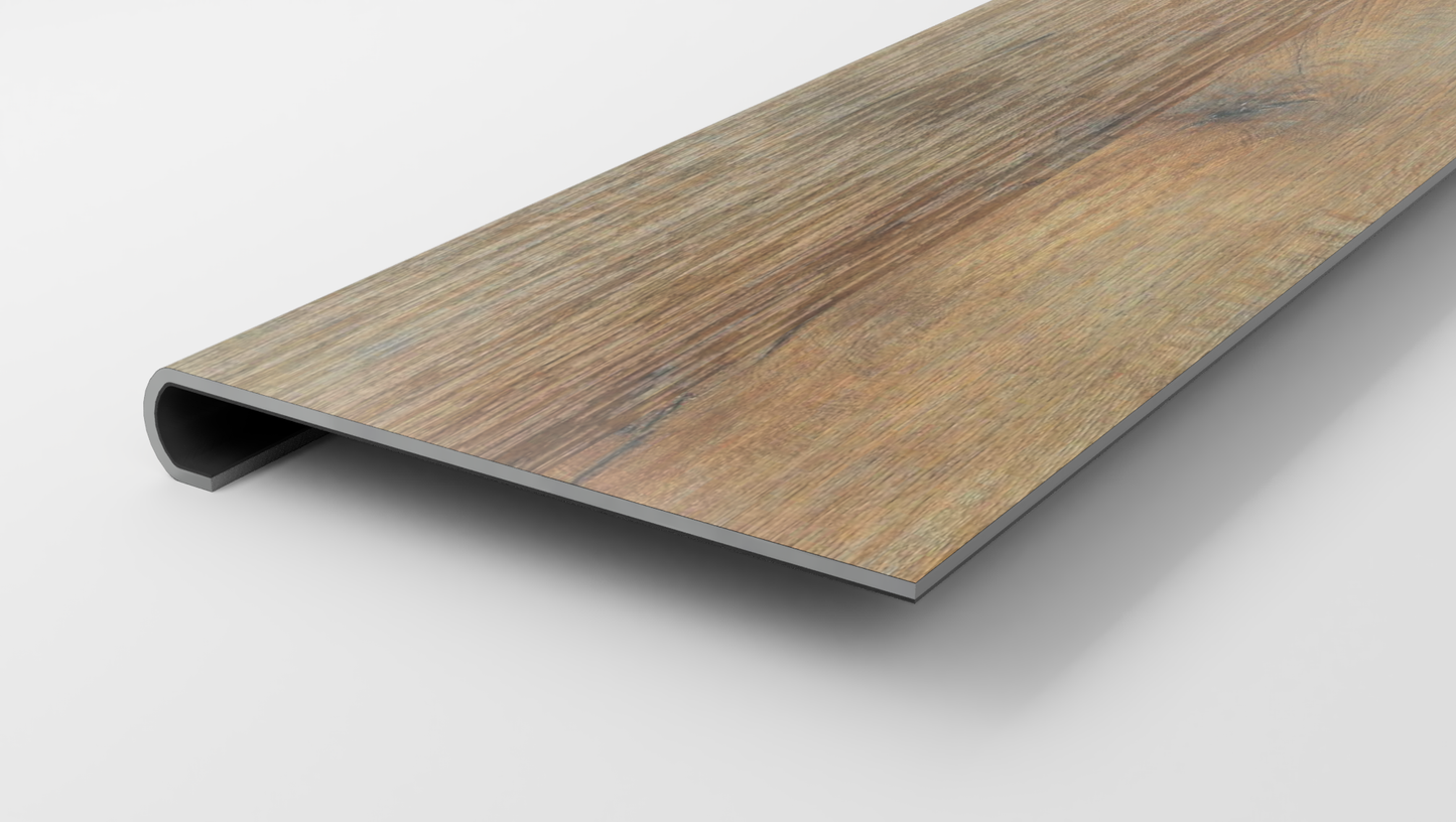 Crescent Oak Stair Tread