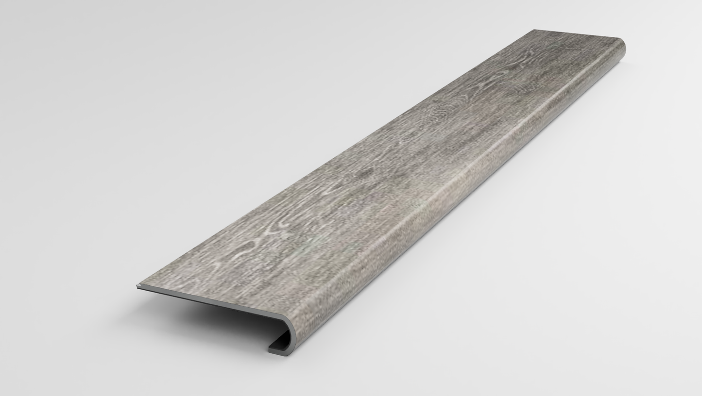 Dove Tail Oak Gray Stair Tread