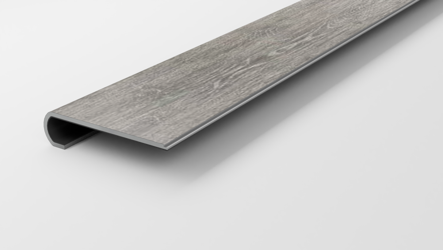 Dove Tail Oak Gray Stair Tread