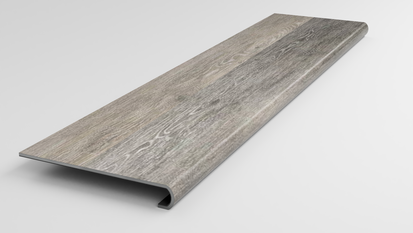 Dove Tail Oak Gray Stair Tread