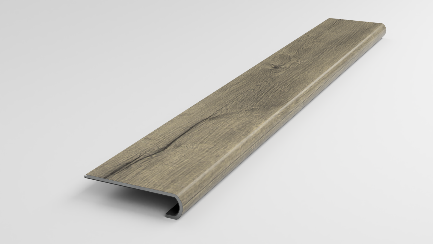 Driftwood Hickory Stair Tread