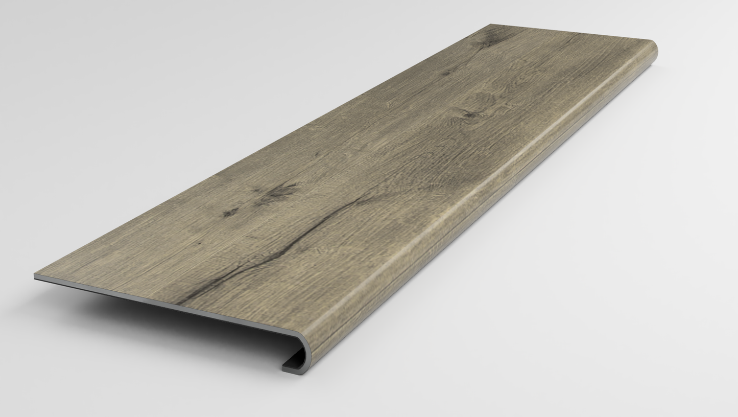 Driftwood Hickory Stair Tread