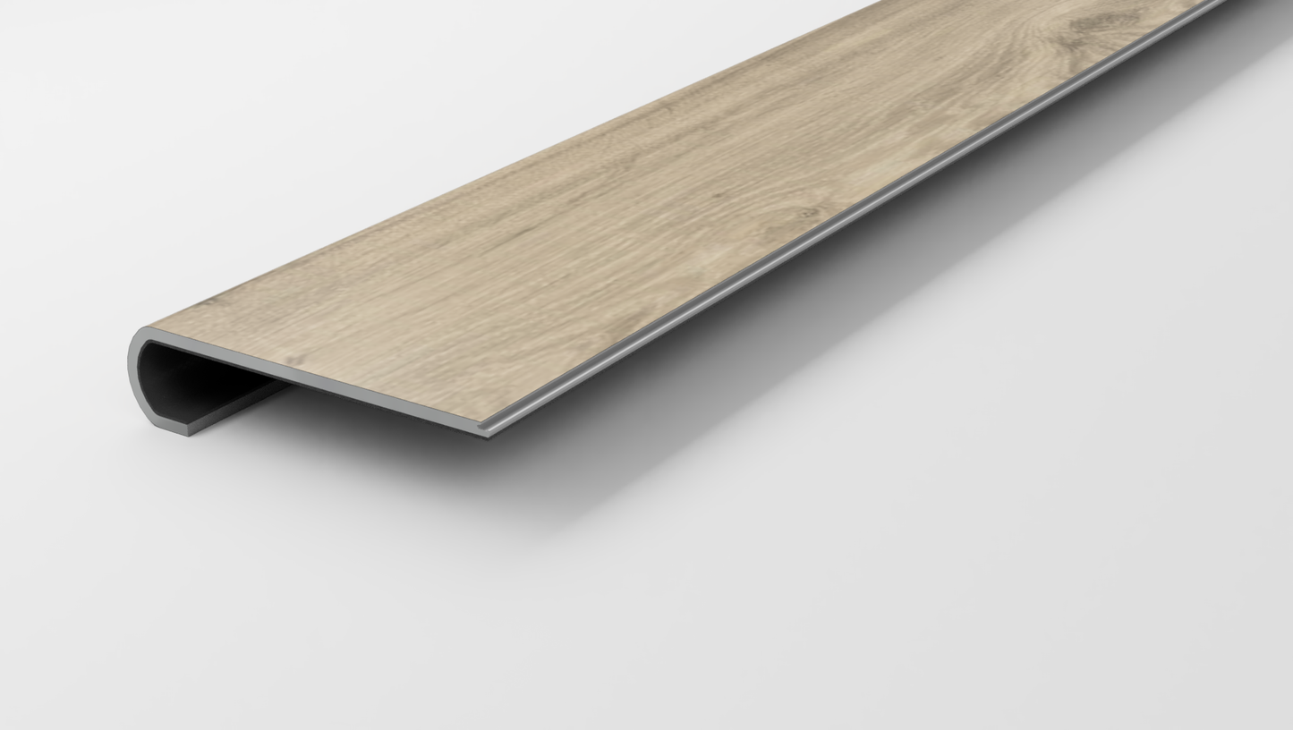 Hartsville Oak Gray Stair Tread