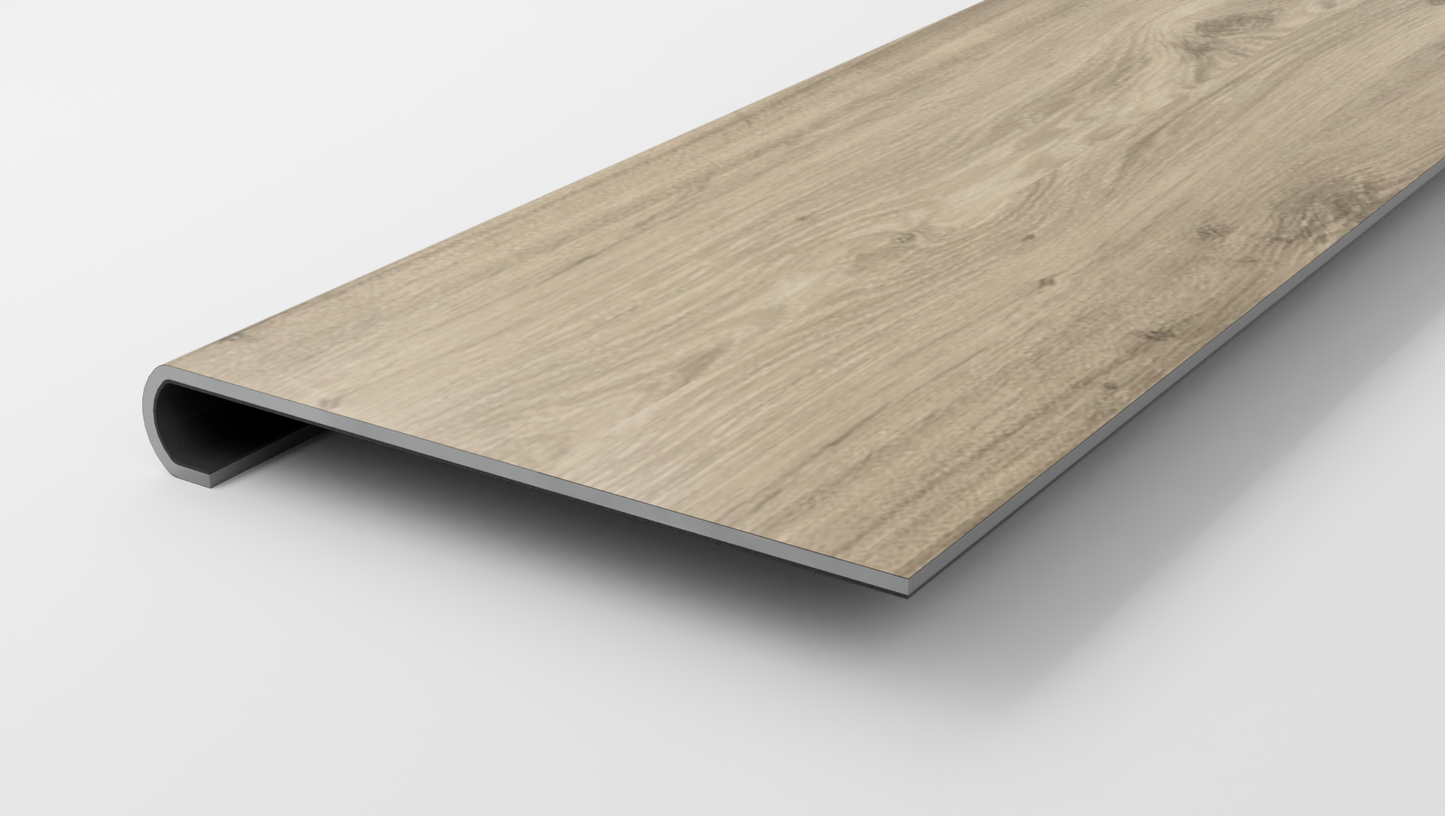 Hartsville Oak Gray Stair Tread