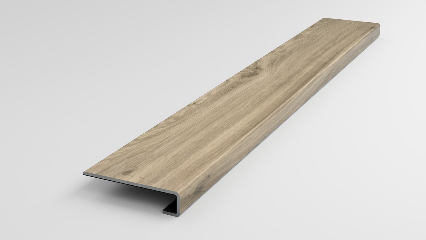 Hartsville Oak Gray Stair Tread