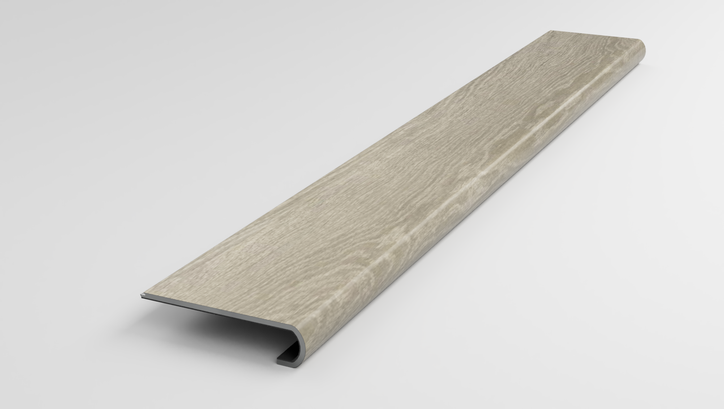 Knight Tile | Grey Limed Oak Stair Tread