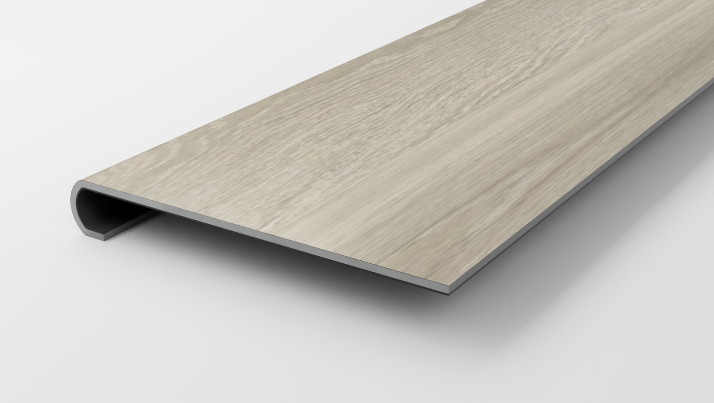 Knight Tile | Grey Limed Oak Stair Tread