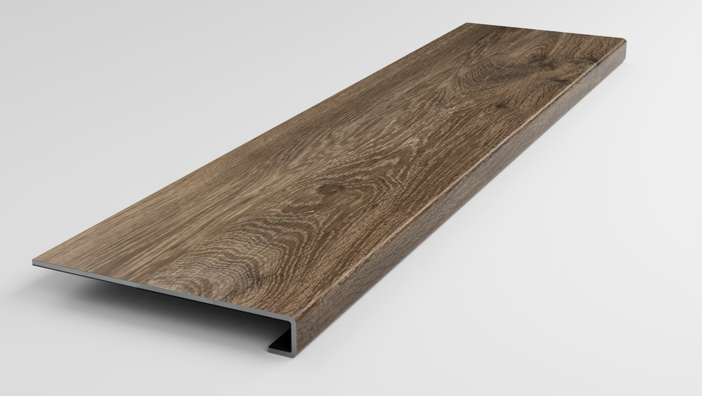 Knight Tile | Mid Limed Oak Stair Tread