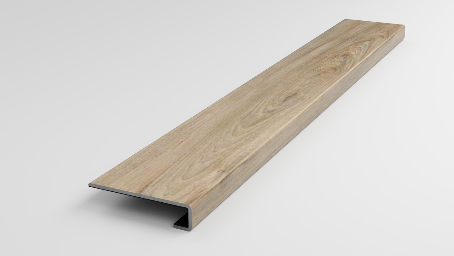 Ledge Point Pecan Stair Tread