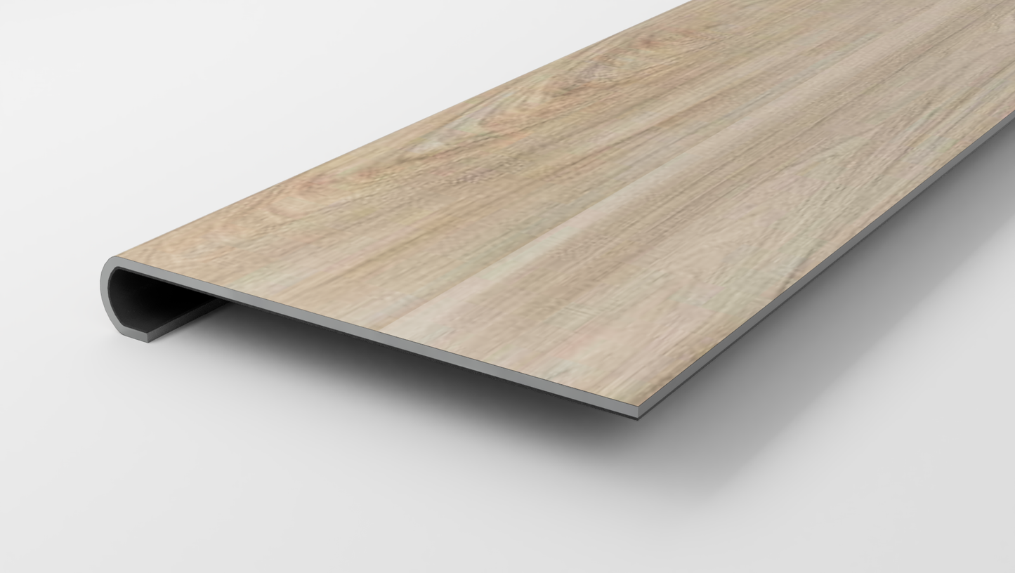 Ledge Point Pecan Stair Tread