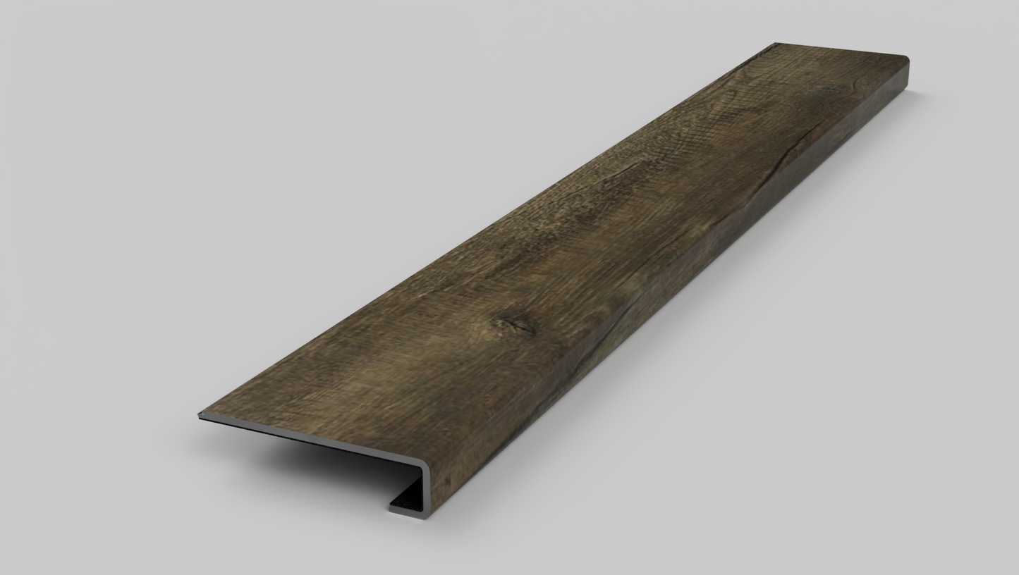 Milled Hickory Stair Tread