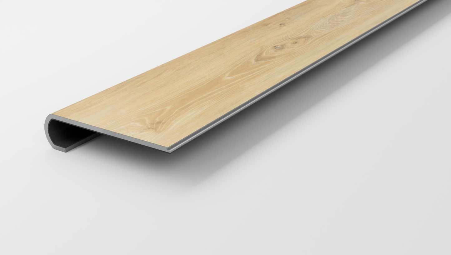 Natural Hickory Brown Stair Tread