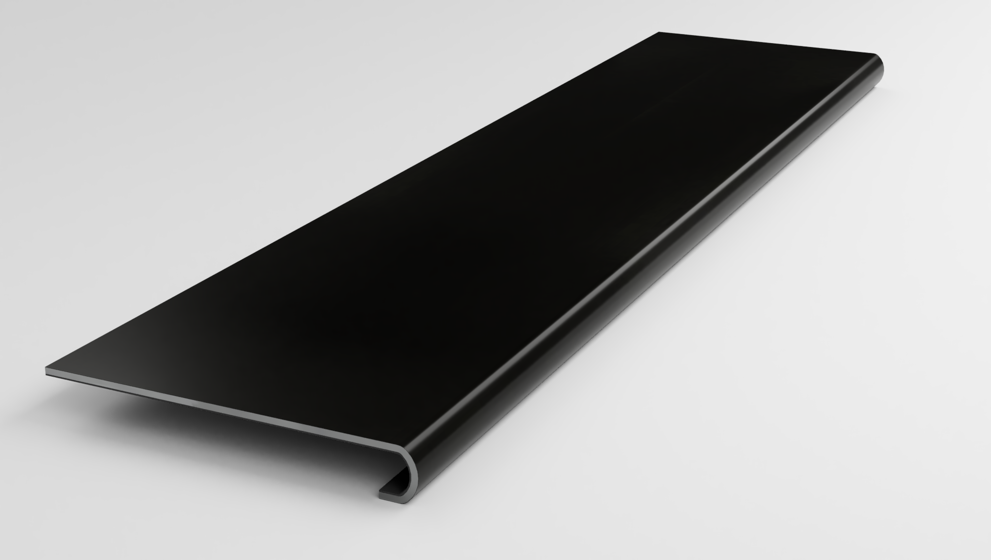 Piano Black Stair Tread – TreadsPlus Piano Black Stair Tread – TreadsPlus