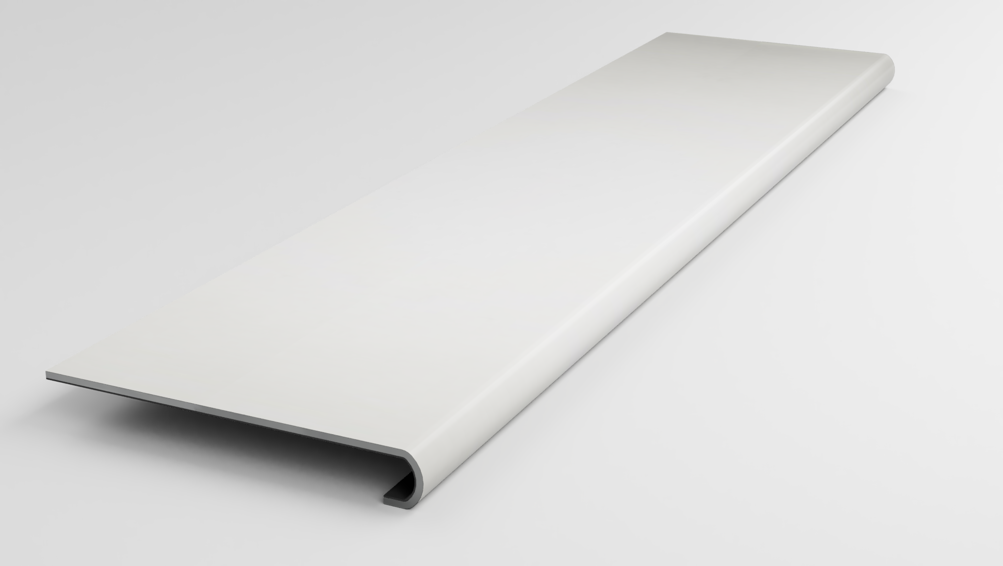 Piano White Stair Tread 1-1/2 x 47