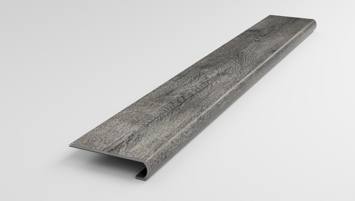 Vintage Steel Oak Stair Tread