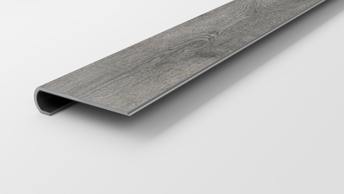 Vintage Steel Oak Stair Tread