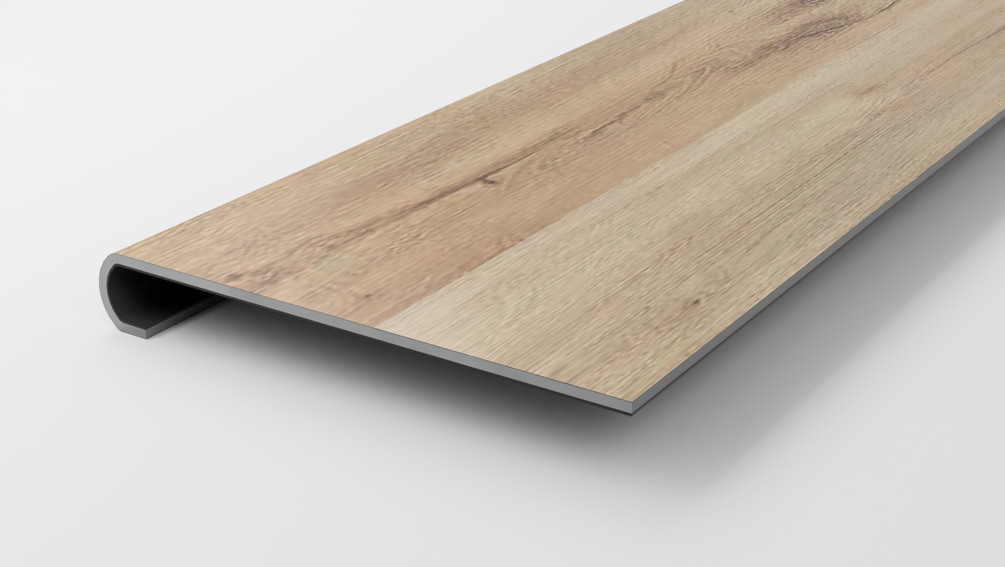 Grey Blonde Stair Tread