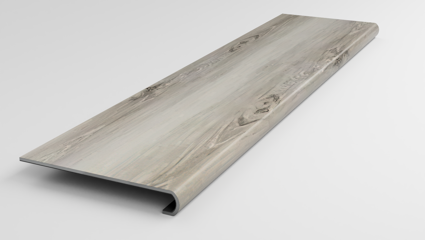Banff Gray Hickory Stair Tread