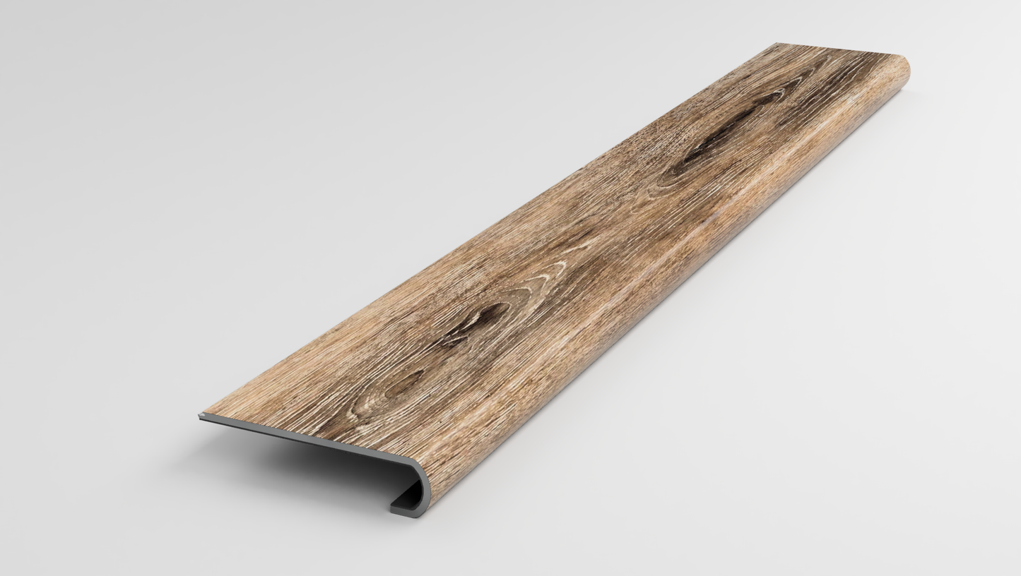 Hazelnut Ceruse Stair Tread