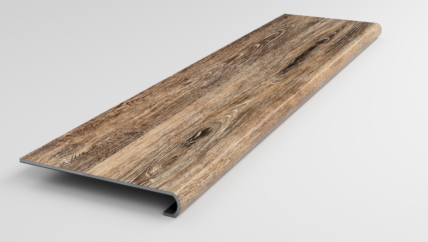 Hazelnut Ceruse Stair Tread