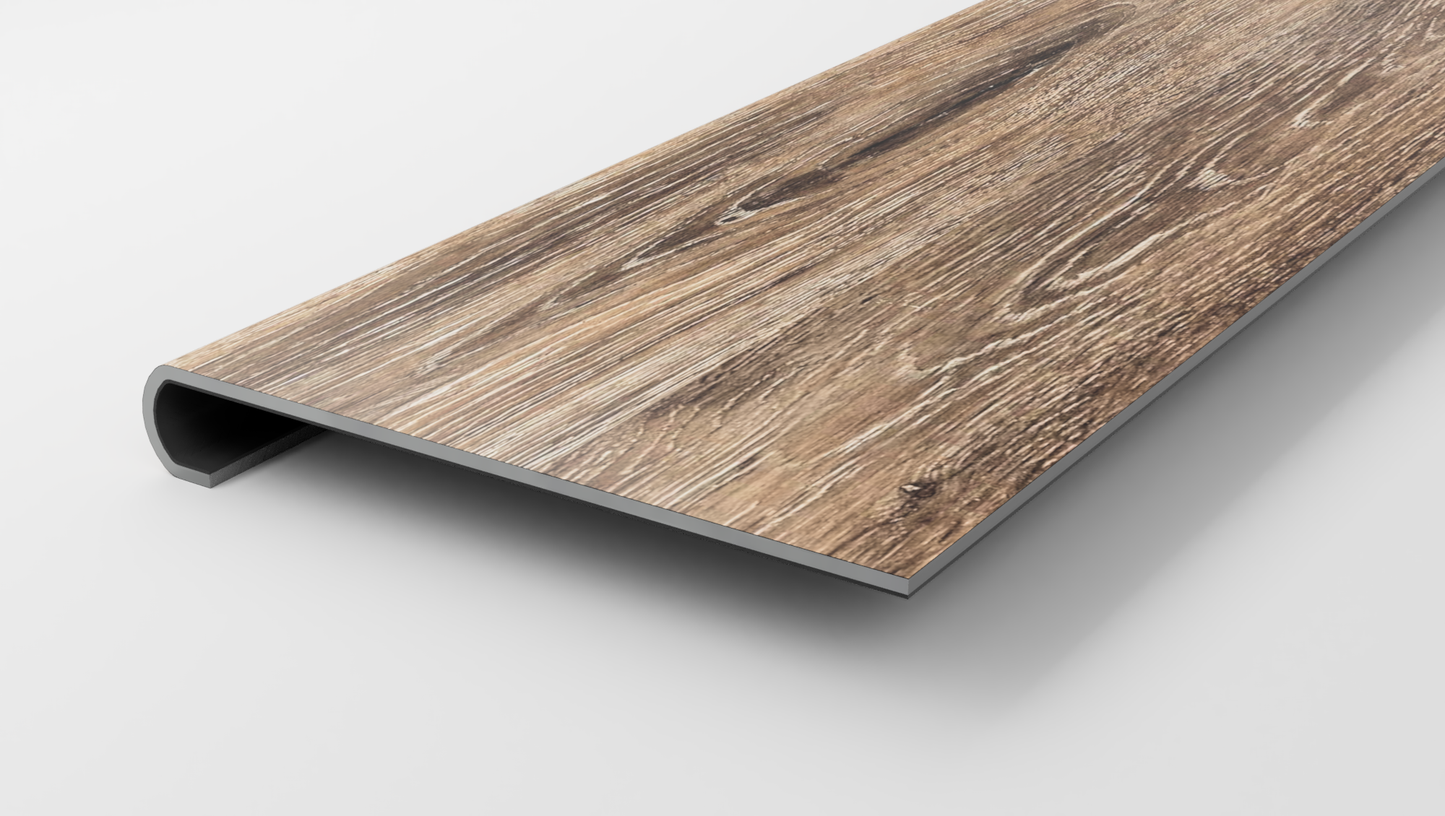 Hazelnut Ceruse Stair Tread