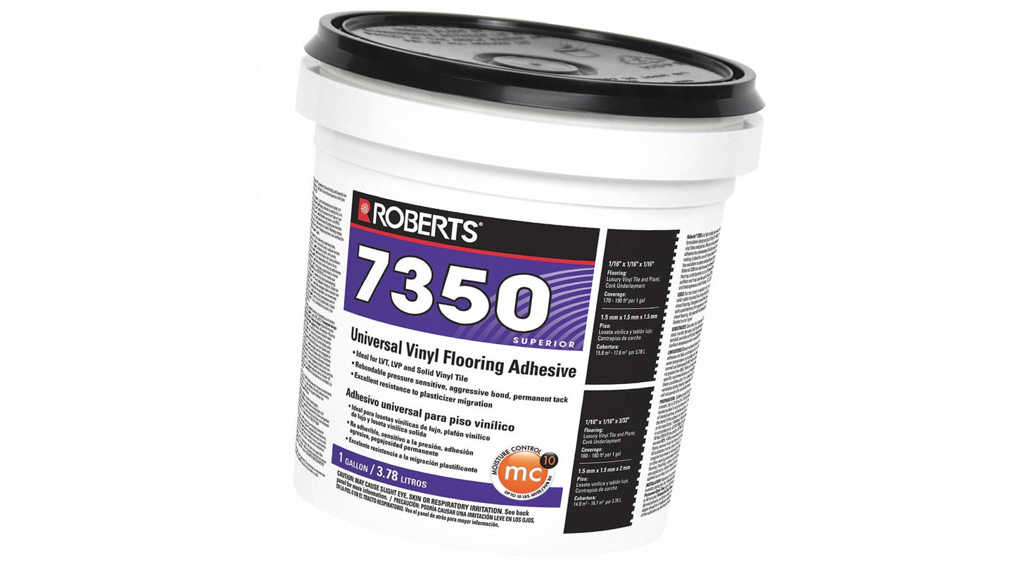 Roberts 7350 UNIVERSAL Pressure Sensitive Multi-Flooring Adhesive