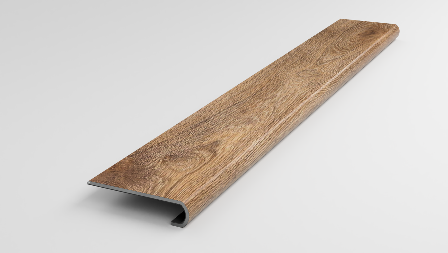 Sahara Gunstock Ceruse Stair Tread