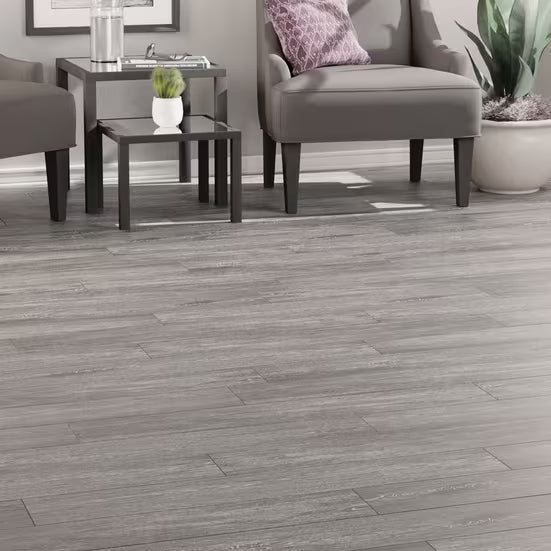Sycamore Smoke Rigid Core Luxury Vinyl Plank - Cork Back