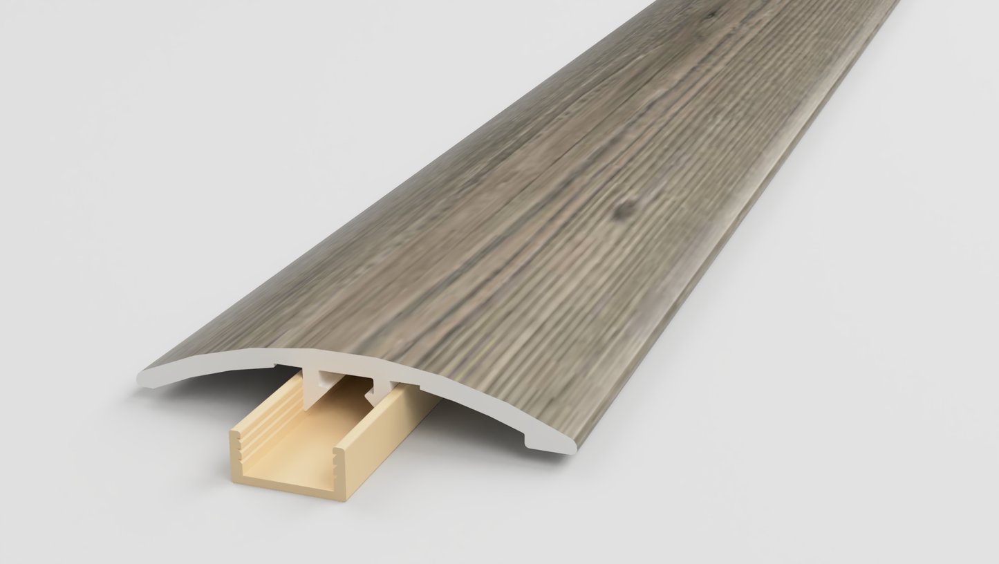 Ashen Oak Gray 3 In 1 Molding