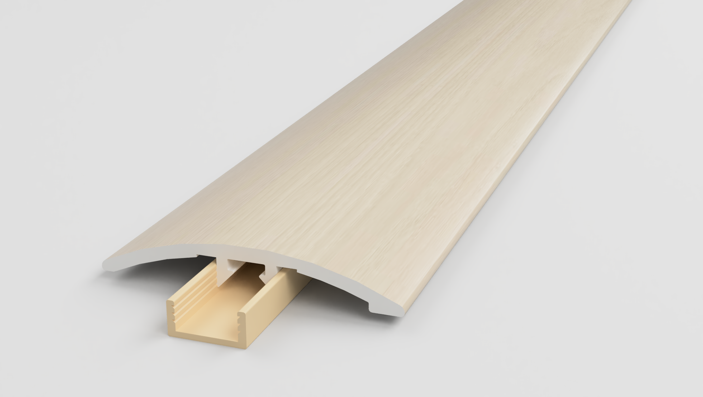Floorte Pro | Silver Dollar 3 In 1 Molding