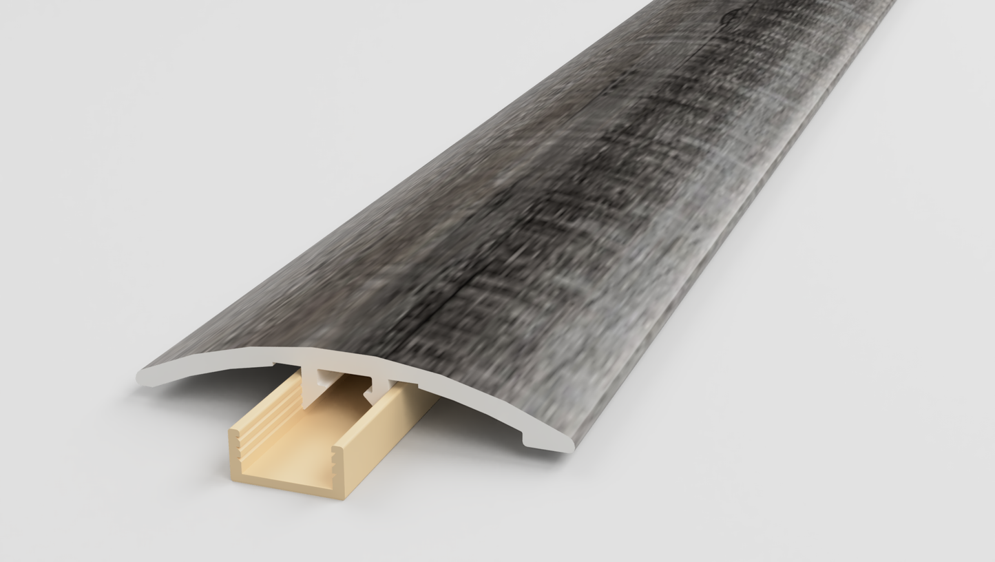 Forged Oak Gray 3 In 1 Molding