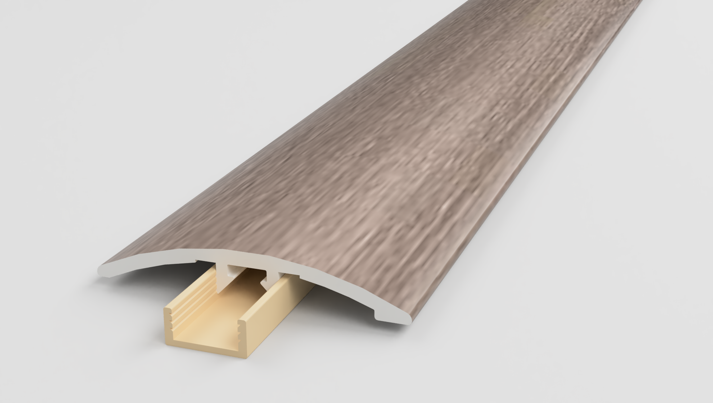 Lourdes Oak Gray 3 In 1 Molding