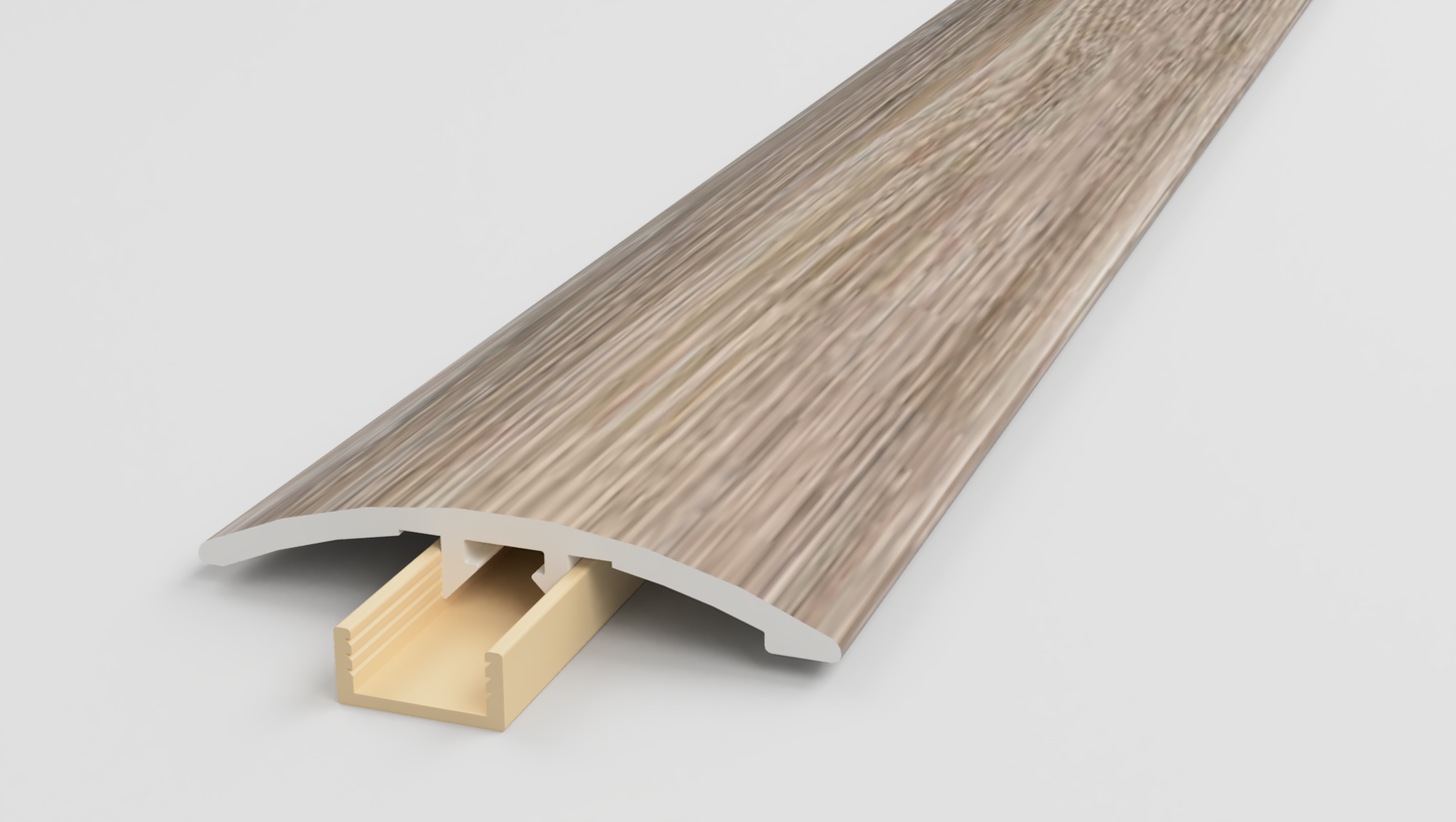 Nutmeg Hickory 3 In 1 Molding