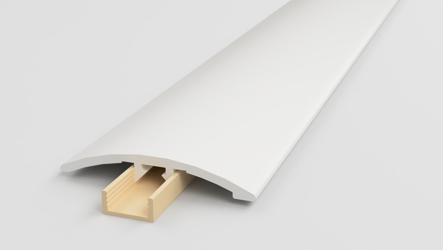 Piano White 3 In 1 Molding