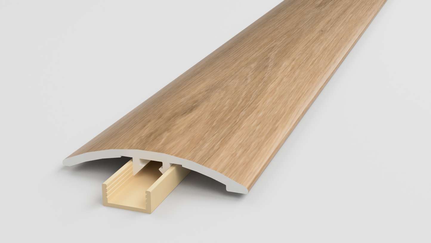 Warm Brushed Oak 3 In 1 Molding