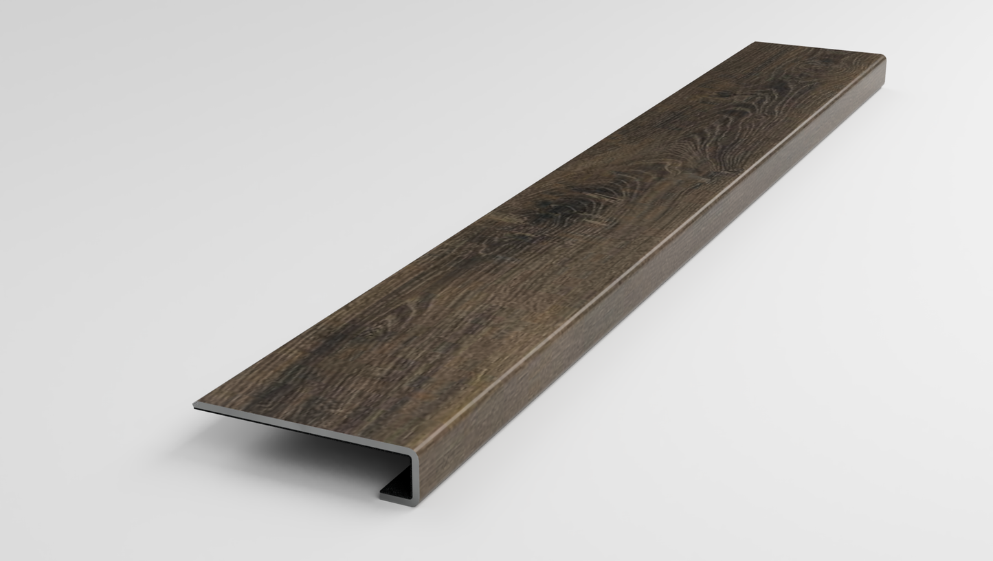 Aged Walnut Stair Tread