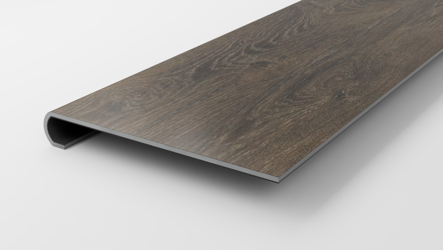 Aged Walnut Stair Tread