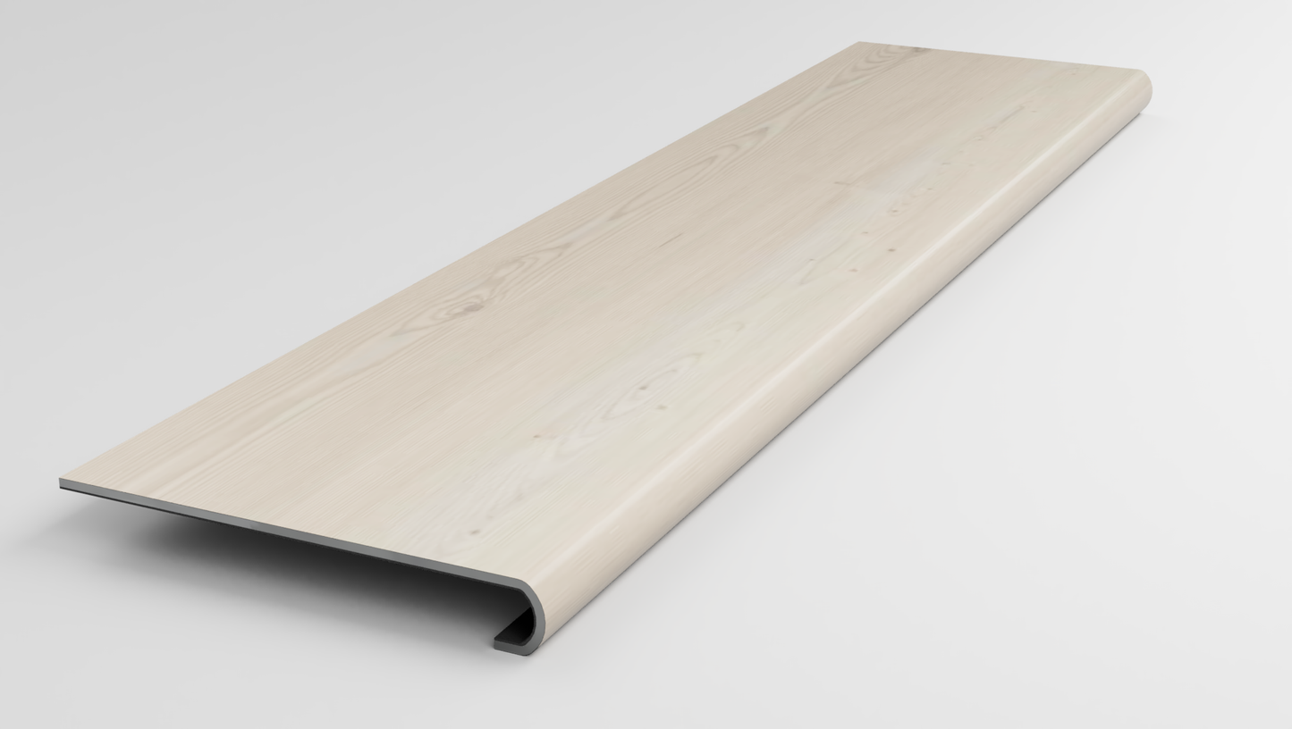 Floorte Classic | Ascent Natural Bevel | Alpine Stair Tread