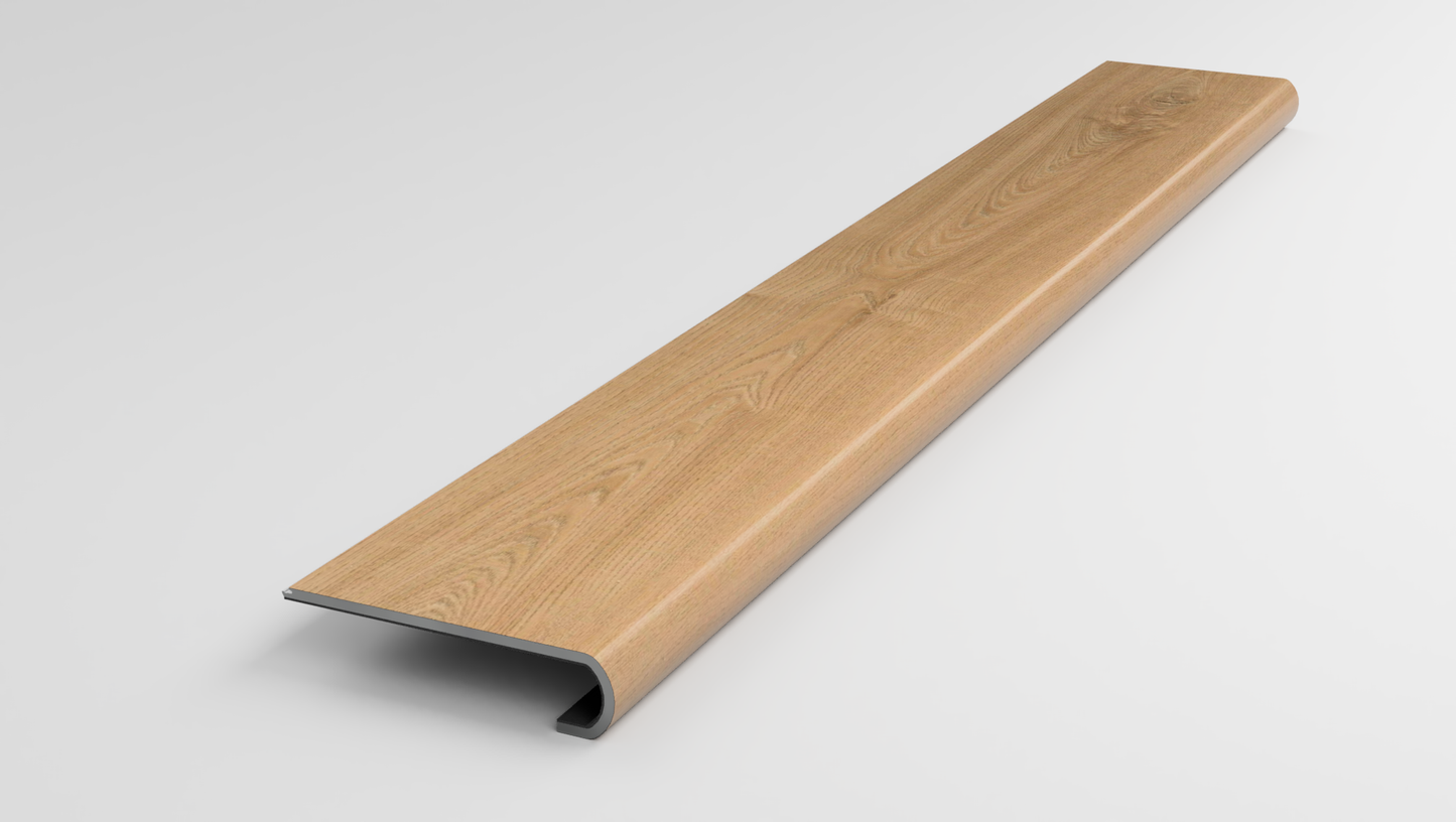 Floorte Classic | Titan HD Plus Platinum | Antique Chestnut Stair Tread