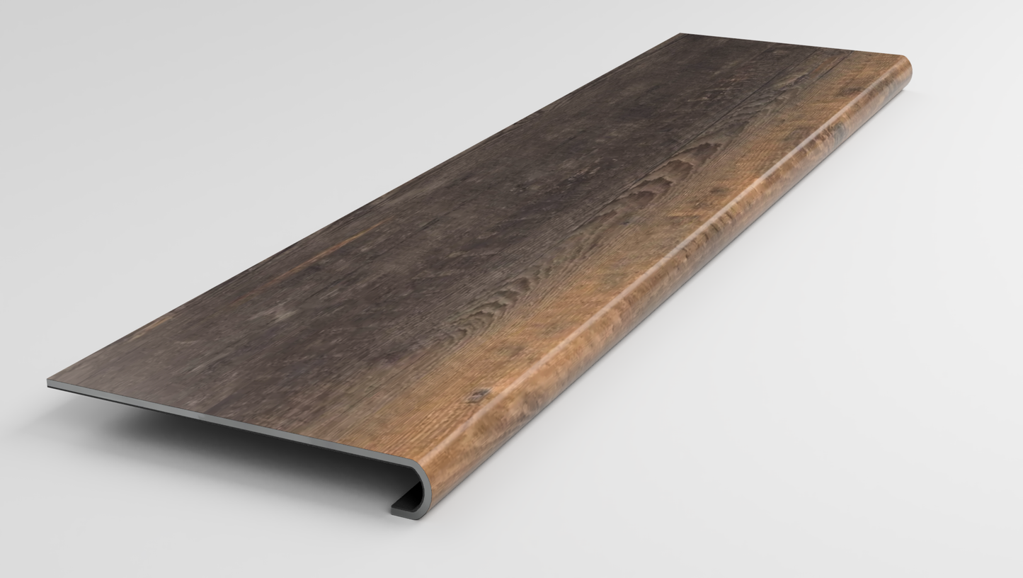 Floorte Classic | Titan HD Plus Platinum | Autumn Barnboard Stair Tread