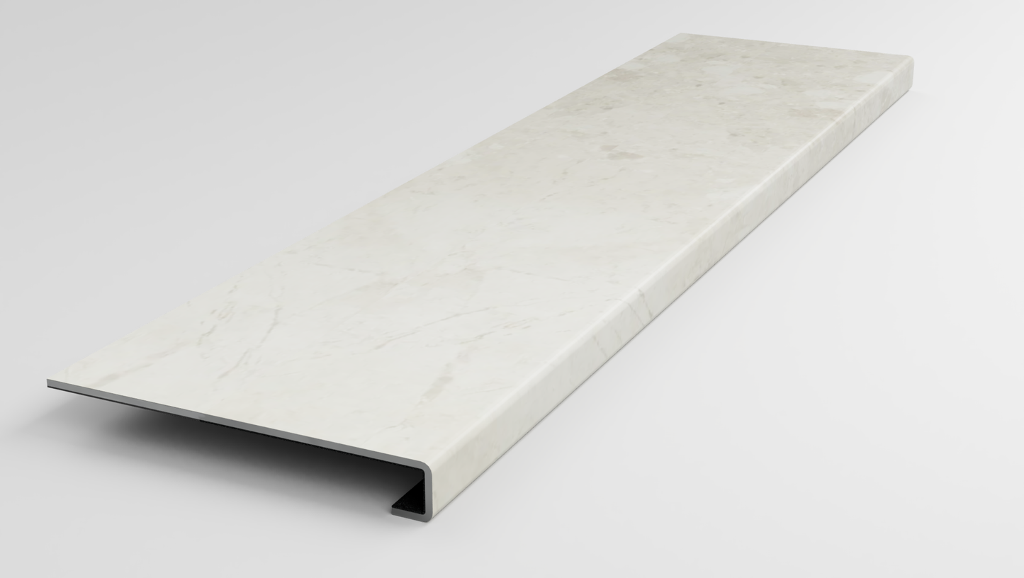 Korlok Select | Bianco Breccia Marble Stair Tread