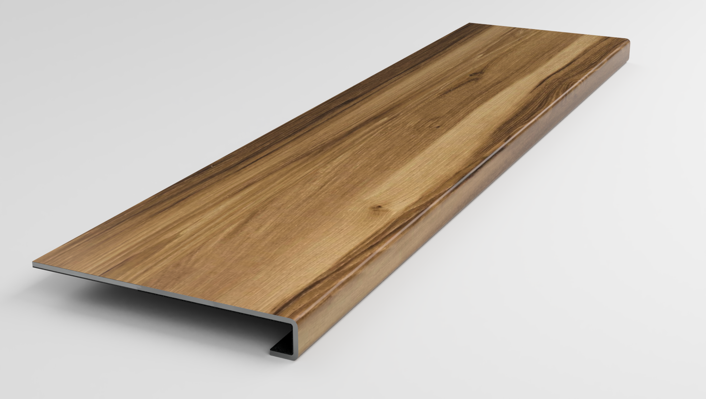 Premium 7 x 48 Integrated Bevel | Blended Caraway Stair Tread