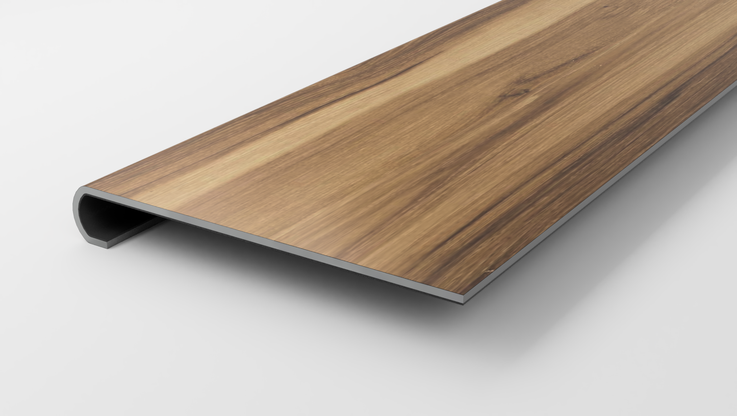 Premium 7 x 48 Integrated Bevel | Blended Caraway Stair Tread