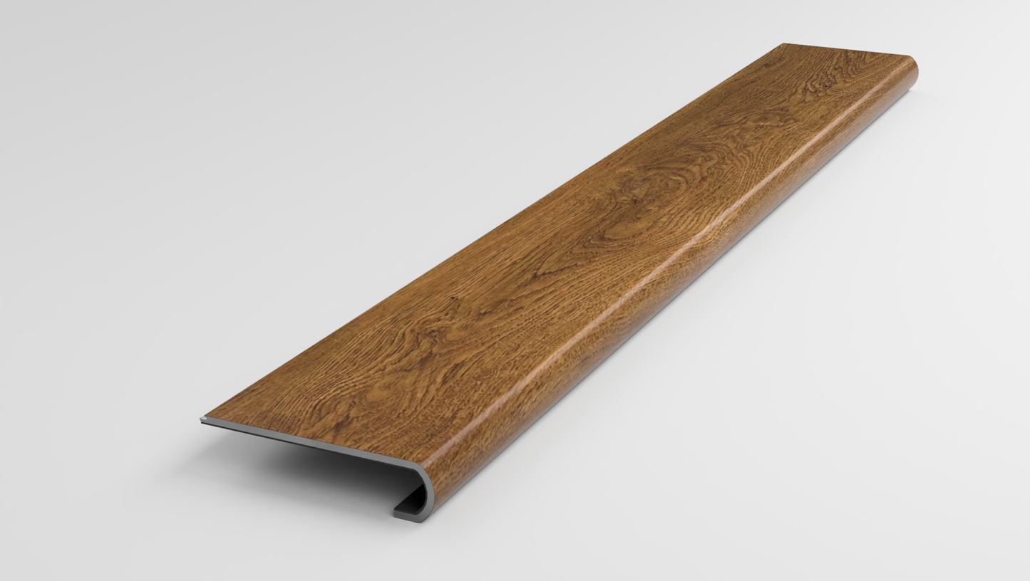 Premium 7 x 48 Integrated Bevel | Blended Sienna Stair Tread